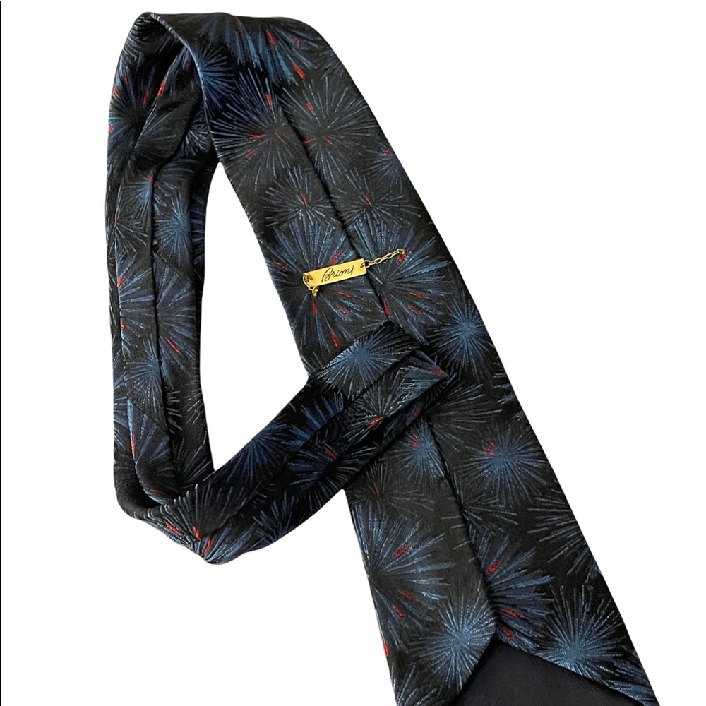 BRIONI Men’s tie 100% silk tie from Italy - Picture 3 of 10